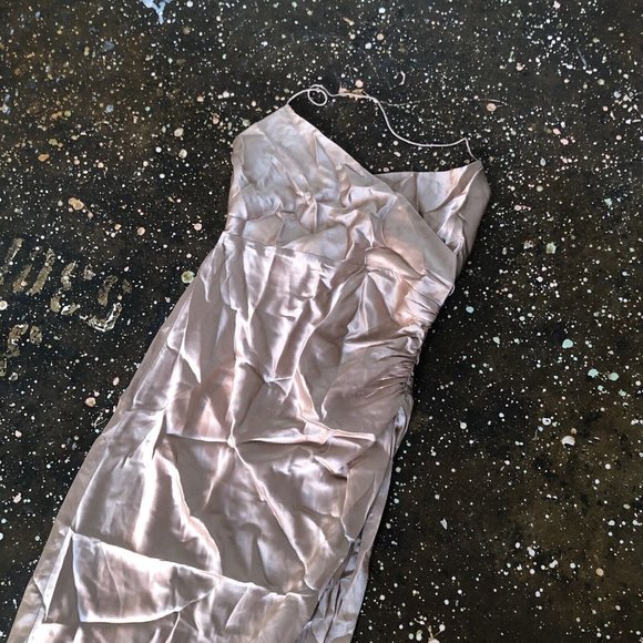 The Sei X REVOLVE Strappy Gathered Gown Champagne - Picture 5 of 6